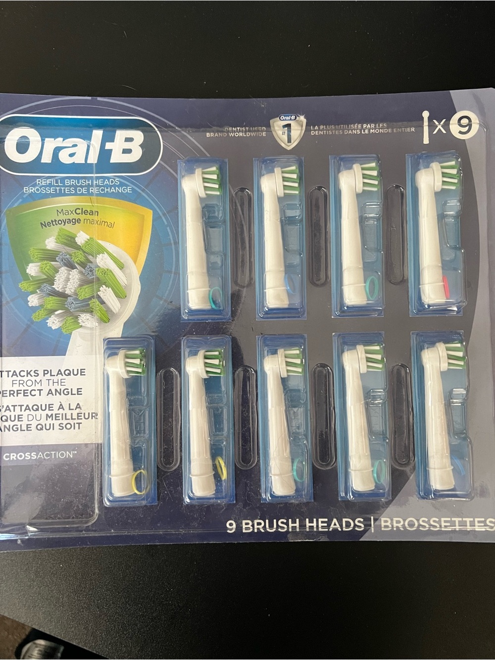 Oral-B Refill Electric Toothbrush Heads - Pack of 9. Sealed.